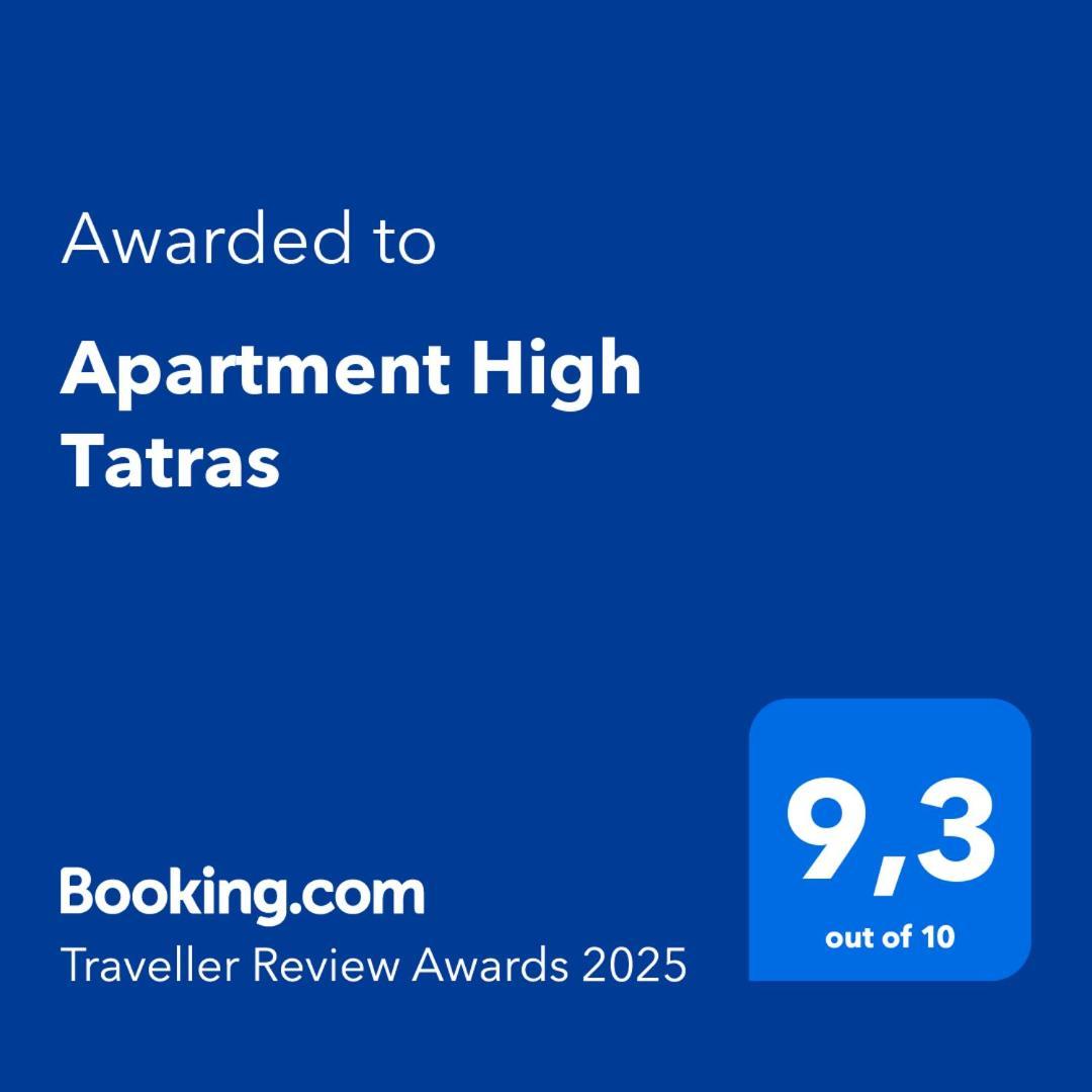 Apartment High Tatras Veľký Slavkov Dış mekan fotoğraf